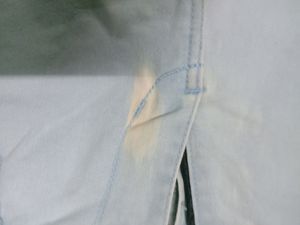 Jeans. Slightly Damaged.