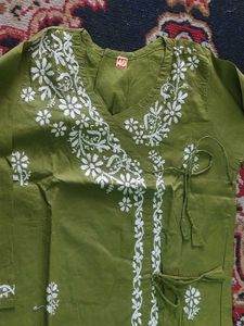 Pure Lucknowi Chickenkari Kurti