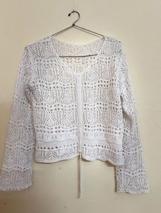 Crochet Knit Cardigan