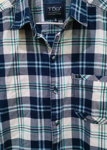 Stylish Blue Check Shirt