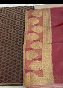 Banarasi Mauve Suit