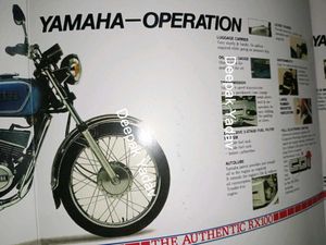 Yamaha RX100 Original Brochure From 1987