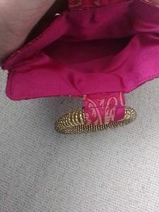 Brand New Pink Brocade Mini Bag