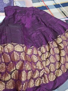 Purple Ethnic Skirt