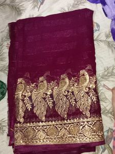 New Saree With Blouse Piece