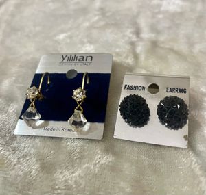 Combo Earings Black &amp; White