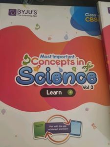 Byju Class 6th Science Books Set Of 3 Cbse