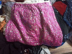 sequin Barbie designer skirt