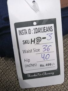H@03 Size-36 (Sale) Latest Ladies high waist Jeans