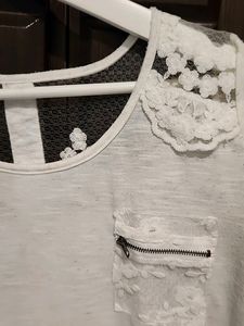 Top With Lace Detailing. Bought In The States.