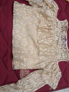Lace Detail Crop Top
