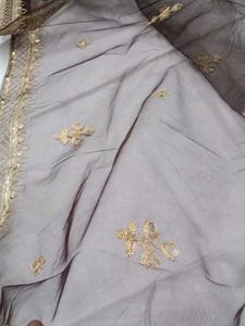 Velvet Embroidered Salwar Kameez