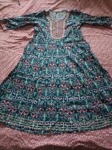 3 Set Of Anarkali Suit Multicolour