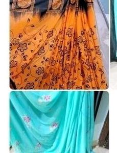 2 Set Trading Quantity Sarees &amp; Blouse