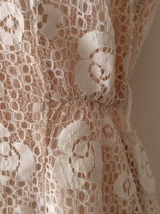 Rhapsody Aesthetic White Lace Dress
