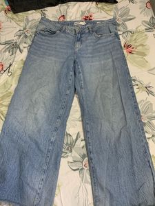 Wide Leg Denim Jeans