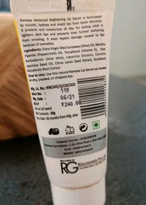 NAMYAA Natural Lip Serum Advanced Brightening Therapy