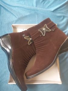 Brown  Butterfly Boots
