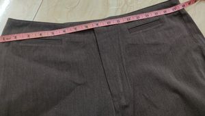 Brown Straight Fit Pant
