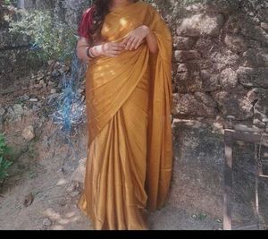 Mustard Saree