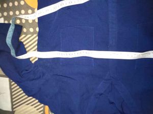 Navy Blue Long Sleeve Top
