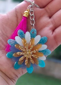 Flower Tassel Keychain