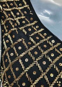 Y2K Black Embellished Sleeveless Top