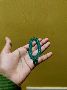 Cute Green Heart 💚 Bracelet With A Mini Combo