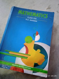 Rd Sharma Class 8th Book