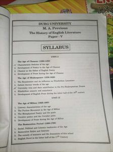 Ajay Mala English Literature Study Material