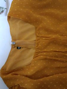Mustard Yellow One Piece Dress