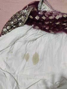 Sangeet Wine Lehenga