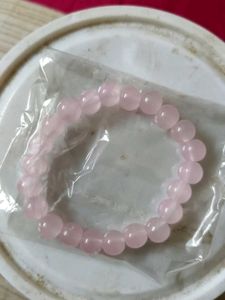 Beaded Baby Pink Bracelet