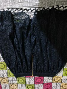 Black Lace Blouse