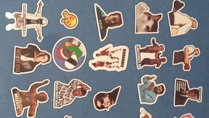 GAJJU MEMES STICKER Set Of 48 FOR MEME LOVER