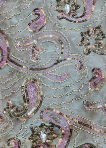 Hand Work Beautiful Saree Light Olive Green