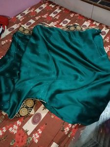 Green saree