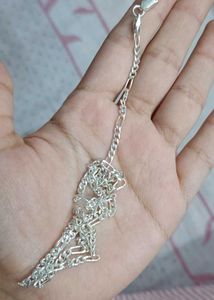 Real Silver Link Ring Chain