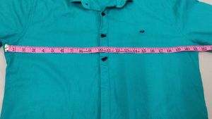 Men&#39;s Teal Casual Shirt