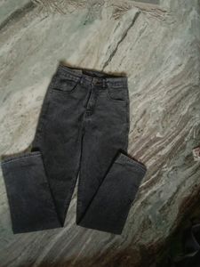 Straight Leg Denim Jeans