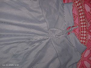 Striped Button-Up Top