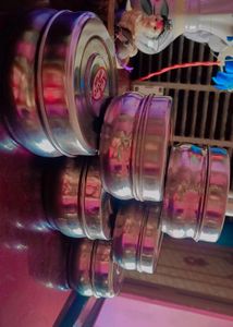 Stainless Steel Tiffins For School, Collection, Office Etc.. (Any 2 )