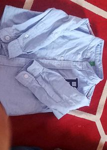 Benetton Light Blue Shirt