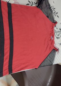Red & Black Striped T-Shirt