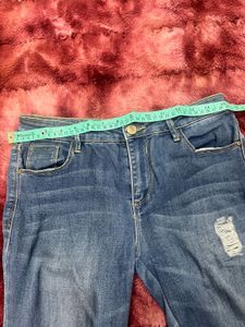 Worn Once Denims On My Birthday- Stretchable