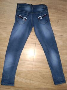 Navy Blue Jeans For Boys Waist-28 Height-33
