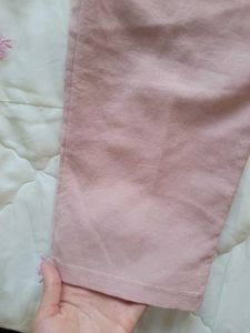 Pink Casual Pants