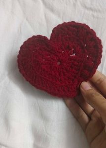 Crochet Heart Patch