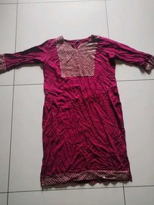 Elegant Maroon Kurta