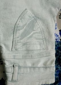 Light Grey Crossed Jeans